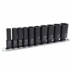 Promo 🎁 Eastwood 3/8" Drive SAE Shallow And Deep Impact Socket Set 🔥 -Eastwood shop p32086 32088 2
