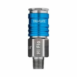 New 😀 Tru-Flate HI FLO Coupler - 1/4 Inch MNPT 🔔 -Eastwood shop p32143 1 1