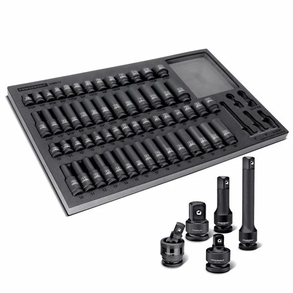 Cheap ๐ Powerbuilt 63PC 1/2 DR. MASTER IMPACT SOCKET SET 949012 ๐ 3 Cheap ๐ Powerbuilt 63PC 1/2 DR. MASTER IMPACT SOCKET SET 949012 ๐