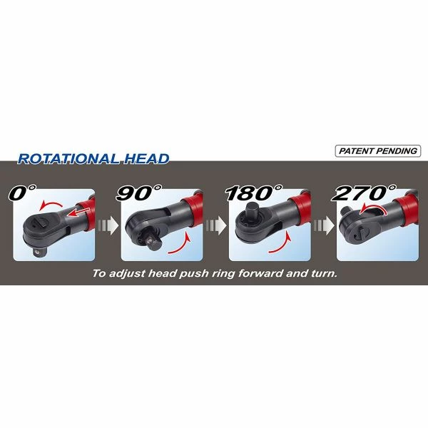 Outlet ๐ฅฐ SP Air Tools 3/8 Inch Rotational Head Mini Ratchet SP7772 ๐ฅ 5 Outlet ๐ฅฐ SP Air Tools 3/8 Inch Rotational Head Mini Ratchet SP7772 ๐ฅ - Image 3