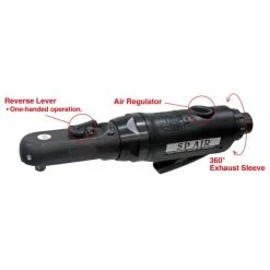 Brand new ❤️ SP Air Tools 3/8 Inch Wobble Drive Sealed Flat Head Mini Ratchet SP7265W 💯 -Eastwood shop p59612 2 1