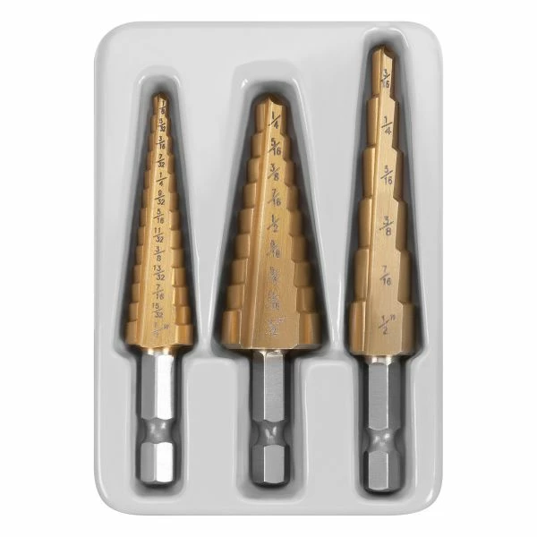 Buy โ Performance Tool 3 Pc. Step Drill Set W9003 ๐ 4 Buy โ Performance Tool 3 Pc. Step Drill Set W9003 ๐ - Image 2