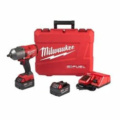 Top 10 💯 Milwaukee M18 FUEL 1/2 In. High Torque Impact 🔧 Wrench With Friction Ring Kit 2767-22 🛒