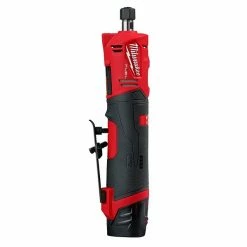 Alternative view of Flash Sale 😉 Milwaukee M12 FUEL 1/4 In. Straight Die Grinder 2 Battery Kit 2486-22 🛒