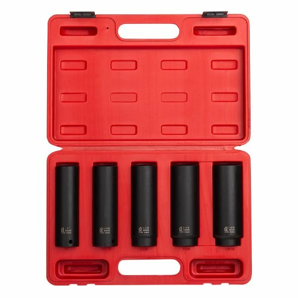 Discount ๐ Sunex 1/2" Dr. 5 Pc. Extra Deep SAE Impact Socket Set 2845 ๐ 3 Discount ๐ Sunex 1/2" Dr. 5 Pc. Extra Deep SAE Impact Socket Set 2845 ๐