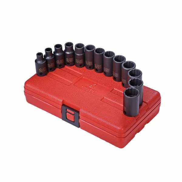 Cheapest ⌛ Sunex 3/8" Dr. 13pc 12pt Metric Semi-Deep Impact Socket Set 3338 🥰 3 Cheapest ⌛ Sunex 3/8" Dr. 13pc 12pt Metric Semi-Deep Impact Socket Set 3338 🥰