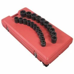 Discount 😀 Sunex 21pc 1" Drive SAE Impact Socket Set 5692 ✔️
