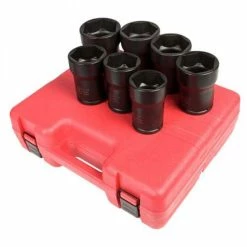 Promo 😉 Sunex 3/4" Dr Truck Pinion Locknut Impact Socket Set 4667 😀
