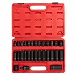Brand new ⌛ Sunex 29 Pcs 3/8" Dr. 12Pt Metric Impact Socket Set 3330 💯