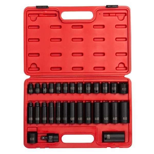 Brand new ⌛ Sunex 29 Pcs 3/8" Dr. 12Pt Metric Impact Socket Set 3330 💯 3 Brand new ⌛ Sunex 29 Pcs 3/8" Dr. 12Pt Metric Impact Socket Set 3330 💯