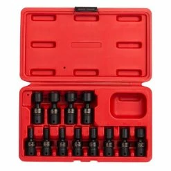 Best Sale ❤️ Sunex 1/4" Dr. 12 Pc. Metric Universal Impact Socket Set 1814 🤩