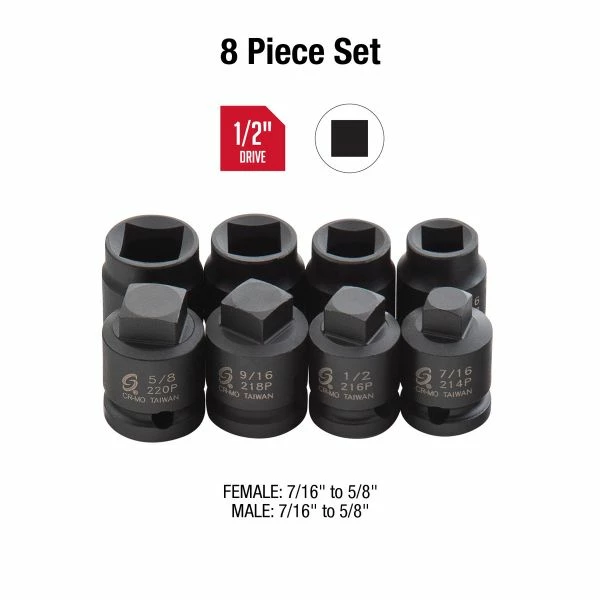 Best Pirce 👍 Sunex 8 Pc 1/2" Dr. SAE Pipe Plug Impact Socket Set 2841 ⭐ 4 Best Pirce 👍 Sunex 8 Pc 1/2" Dr. SAE Pipe Plug Impact Socket Set 2841 ⭐ - Image 2