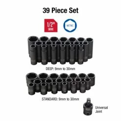 Cheapest ๐งจ Sunex 1/2" Dr. Metric Master Impact Socket Set 2669 ๐ 6 Cheapest ๐งจ Sunex 1/2" Dr. Metric Master Impact Socket Set 2669 ๐ -Eastwood shop p61336 1 1