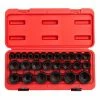 New 🧨 Sunex 1/2" Dr. 26 PC Metric Impact Socket Set 2645 😍
