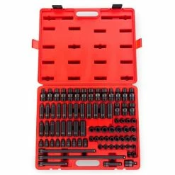 Best Sale 😉 Sunex 80pc 3/8" Dr. SAE & Metric Impact Socket Master Set 3580 👏