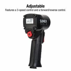 New 😀 Sunex 1/2 In. Super Duty Mini Impact 🔧 Wrench SXMC12 👍 -Eastwood shop p61583 1 1