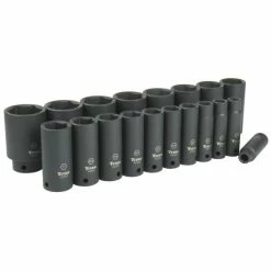 Best deal 🌟 Titan Tools 19 Pc. 1/2 In. Drive SAE Deep Impact Socket Set 42319 🧨