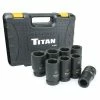 Hot Sale ✨ Titan Tools 8 Pc. 1 In. Drive Metric Deep Impact Socket Set 41908 ✨ -Eastwood shop p63044 3
