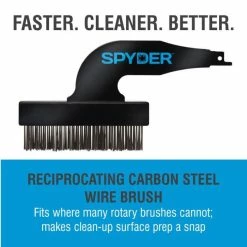 Alternative view of Buy 🌟 Spyder Products Wire Brush For Reciprocating Saw 400005 ✔️