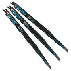 Best Sale 😉 Spyder Products 3 Piece Black Series Bi Metal Reciprocating Saw Blades 6 - 12 In. 200306 👏