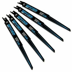Cheap ๐ Spyder Products 5 Piece Black Series Bi Metal Reciprocating Saw Blades 6 - 9 In. 200304 โญ