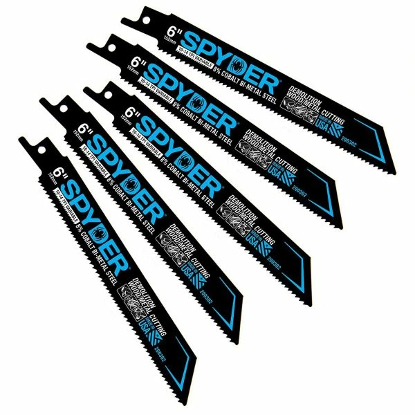 Best Sale โจ Spyder Products 5 Piece Black Series Bi Metal Reciprocating Saw Blades 10/14 - 6 In. 200302 ๐ฅฐ 3 Best Sale โจ Spyder Products 5 Piece Black Series Bi Metal Reciprocating Saw Blades 10/14 - 6 In. 200302 ๐ฅฐ