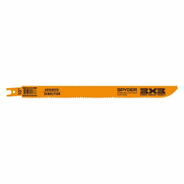 Budget 🤩 Spyder Products 3x3 Reciprocating Saw Blade - 8/12 X 10 TPI - 10 In. 200207 ❤️ 3 Budget 🤩 Spyder Products 3x3 Reciprocating Saw Blade - 8/12 X 10 TPI - 10 In. 200207 ❤️