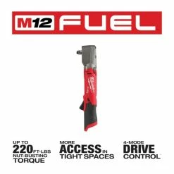 Alternative view of Outlet 👏 Milwaukee M12 FUEL 1/2" Right Angle Impact 🔧 Wrench With Friction Ring Bare Tool 2565-20 🧨
