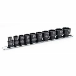 Deals ❤️ Eastwood 3/8 Inch SAE Shallow 10 Piece Impact Socket Set 😉