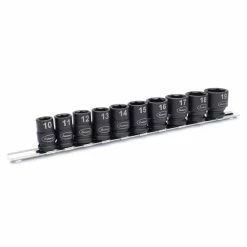 Best Pirce ✨ Eastwood 3/8 Inch Metric Shallow 10 Piece Impact Socket Set ⭐
