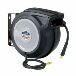 New ๐ Eastwood 50ft Retractable Air Hose Reel With Hybrid Flex Polymer Hose ๐